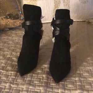 Christian Louboutin Heel-Less Black Bootie